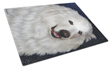 Load image into Gallery viewer, Great Pyrenees Meisha Glass Cutting Boards – Durable, Decorative Kitchen Art Large PPP3104LCB