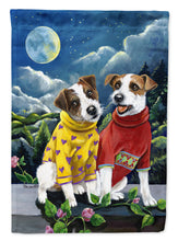 Load image into Gallery viewer, Jack Russell Terrier Moon Phase Garden Flag – Decorative Outdoor Yard Flag PPP3106GF