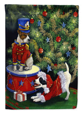 Load image into Gallery viewer, Jack Russell Christmas My Gift Flag Canvas House Size PPP3107CHF