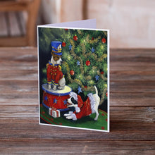 Load image into Gallery viewer, Jack Russell Christmas My Gift Greeting Cards -  Blank Note Cards – 8-Pack of Artist-Designed Cards with Envelopes