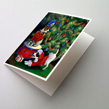 Load image into Gallery viewer, Jack Russell Christmas My Gift Greeting Cards -  Blank Note Cards – 8-Pack of Artist-Designed Cards with Envelopes