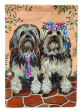 Load image into Gallery viewer, Lowchen Flag Canvas House Size PPP3111CHF