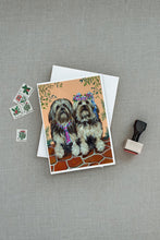 Load image into Gallery viewer, Lowchen Greeting Cards -  Blank Note Cards – 8-Pack of Artist-Designed Cards with Envelopes