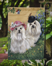 Load image into Gallery viewer, Maltese Mr &amp; Mrs Garden Flag – Decorative Outdoor Yard Flag PPP3112GF