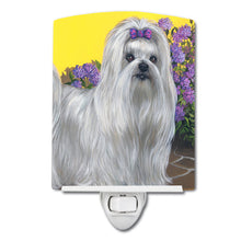 Load image into Gallery viewer, Maltese Patio Princess Ceramic Night Light PPP3113CNL