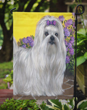 Load image into Gallery viewer, Maltese Patio Princess Garden Flag – Decorative Outdoor Yard Flag PPP3113GF
