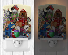 Load image into Gallery viewer, Dogs Mutli-Breed Neighborhood Ceramic Night Light PPP3115CNL