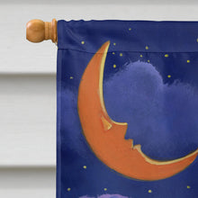 Load image into Gallery viewer, Old English Sheepdog Halloween Flag Canvas House Size PPP3118CHF