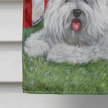 Load image into Gallery viewer, Old English Sheepdog USA Flag Canvas House Size PPP3121CHF