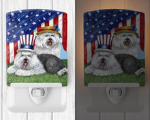 Load image into Gallery viewer, Old English Sheepdog USA Ceramic Night Light PPP3121CNL