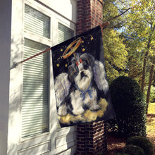 Load image into Gallery viewer, Shih Tzu Christmas Angel Flag Canvas House Size PPP3127CHF