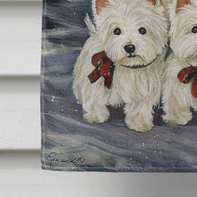 Load image into Gallery viewer, Westie Christmas Family Tree Flag Canvas House Size PPP3130CHF