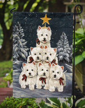 Load image into Gallery viewer, Westie Christmas Family Tree Garden Flag – Decorative Outdoor Yard Flag PPP3130GF
