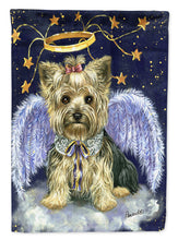 Load image into Gallery viewer, Yorkie Christmas Family Tree Garden Flag – Decorative Outdoor Yard Flag PPP3131GF