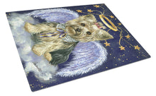 Load image into Gallery viewer, Yorkie Christmas Family Tree Glass Cutting Boards – Durable, Decorative Kitchen Art Large PPP3131LCB