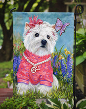 Load image into Gallery viewer, Westie Springtime Garden Flag – Decorative Outdoor Yard Flag PPP3132GF