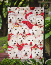 Load image into Gallery viewer, Westie Christmas a Plenty Garden Flag – Decorative Outdoor Yard Flag PPP3133GF