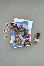 Load image into Gallery viewer, Yorike Christmas Angels Everywhere Greeting Cards -  Blank Note Cards – 8-Pack of Artist-Designed Cards with Envelopes