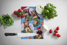 Load image into Gallery viewer, Yorike Christmas Angels Everywhere Glass Cutting Boards – Durable, Decorative Kitchen Art Large PPP3134LCB