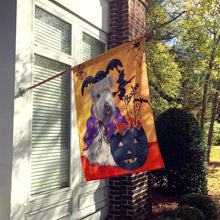 Load image into Gallery viewer, Wheaten Terrier Halloween Flag Canvas House Size PPP3136CHF