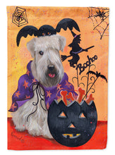 Load image into Gallery viewer, Wheaten Terrier Halloween Flag Canvas House Size PPP3136CHF