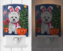 Load image into Gallery viewer, Westie for All Seasons Ceramic Night Light PPP3137CNL