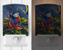 Load image into Gallery viewer, Westie Halloween Witch Ceramic Night Light PPP3139CNL