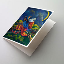 Load image into Gallery viewer, Westie Halloween Witch Greeting Cards -  Blank Note Cards – 8-Pack of Artist-Designed Cards with Envelopes