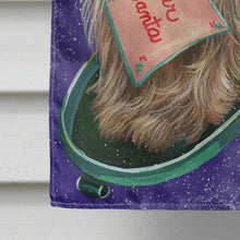 Load image into Gallery viewer, Yorkie Christmas Letter to Santa Flag Canvas House Size PPP3140CHF