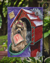 Load image into Gallery viewer, Yorkie Christmas Letter to Santa Garden Flag – Decorative Outdoor Yard Flag PPP3140GF