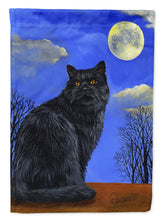 Load image into Gallery viewer, Black Cat Hocus Pocus Halloween Flag Canvas House Size PPP3142CHF