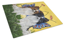 Load image into Gallery viewer, Papillon Butterflies Glass Cutting Boards – Durable, Decorative Kitchen Art Large PPP3143LCB