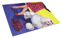 Load image into Gallery viewer, Poodle High Maintenance Glass Cutting Boards – Durable, Decorative Kitchen Art Large PPP3147LCB