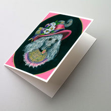 Load image into Gallery viewer, Poodle Lady Alexandria Greeting Cards -  Blank Note Cards – 8-Pack of Artist-Designed Cards with Envelopes