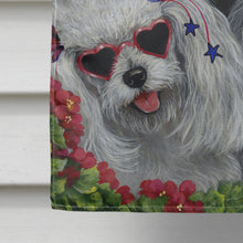 Load image into Gallery viewer, Poodle USA Flag Canvas House Size PPP3152CHF