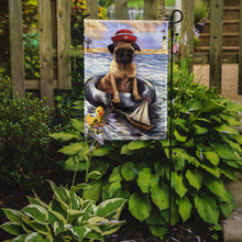 Load image into Gallery viewer, Pug Ahoy Sailor Garden Flag – Decorative Outdoor Yard Flag PPP3153GF