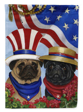 Load image into Gallery viewer, Pug USA Flag Canvas House Size PPP3154CHF