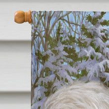 Load image into Gallery viewer, Samoyed Happiness Flag Canvas House Size PPP3157CHF