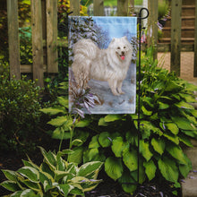 Load image into Gallery viewer, Samoyed Happiness Garden Flag – Decorative Outdoor Yard Flag PPP3157GF