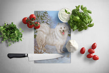 Load image into Gallery viewer, Samoyed Happiness Glass Cutting Boards – Durable, Decorative Kitchen Art Large PPP3157LCB
