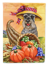 Load image into Gallery viewer, Schnauzer Autumn Garden Flag – Decorative Outdoor Yard Flag PPP3158GF