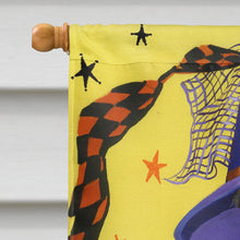 Load image into Gallery viewer, Schnauzer Halloween Flag Canvas House Size PPP3161CHF