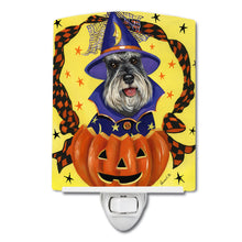 Load image into Gallery viewer, Schnauzer Halloween Ceramic Night Light PPP3161CNL