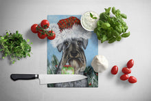 Load image into Gallery viewer, Schnauzer Christmas Pure at Heart Glass Cutting Boards – Durable, Decorative Kitchen Art Large PPP3163LCB