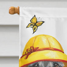 Load image into Gallery viewer, Schnauzer Rain Gear Flag Canvas House Size PPP3164CHF
