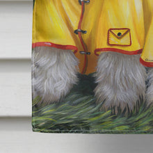 Load image into Gallery viewer, Schnauzer Rain Gear Flag Canvas House Size PPP3164CHF