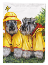 Load image into Gallery viewer, Schnauzer Rain Gear Garden Flag – Decorative Outdoor Yard Flag PPP3164GF