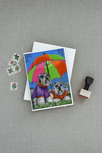Load image into Gallery viewer, Schnauzer Soulmates Greeting Cards -  Blank Note Cards – 8-Pack of Artist-Designed Cards with Envelopes