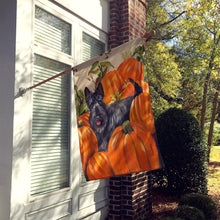 Load image into Gallery viewer, Scottish Terrier Scottie Pumpkins Flag Canvas House Size PPP3168CHF