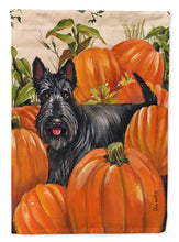 Load image into Gallery viewer, Scottish Terrier Scottie Pumpkins Garden Flag – Decorative Outdoor Yard Flag PPP3168GF